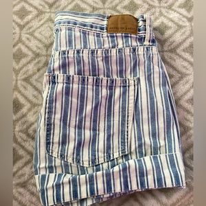 American Eagle striped shorts